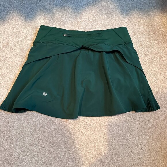 Lululemon Play Off The Pleats Mid-Rise Skirt Everglade Green Size 2 (Regular) - Picture 5 of 6